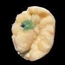 Green Apophyllite Crystal Tip on Stilbite Matrix – Rare Indian Zeolite Mineral Specimen from Maharashtra DKT60 - image 6