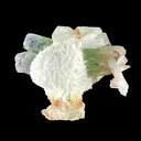 Green Apophyllite Crystal with Scolecite & Stilbite Cluster from Nashik, Maharashtra, India DKT85 - image 7