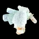 Green Apophyllite Crystal with Scolecite & Stilbite Cluster from Nashik, Maharashtra, India DKT85 - image 6