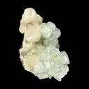 Green Apophyllite Crystal with Stilbite & Scolecite – Indian Zeolite Mineral from Nashik - image 5