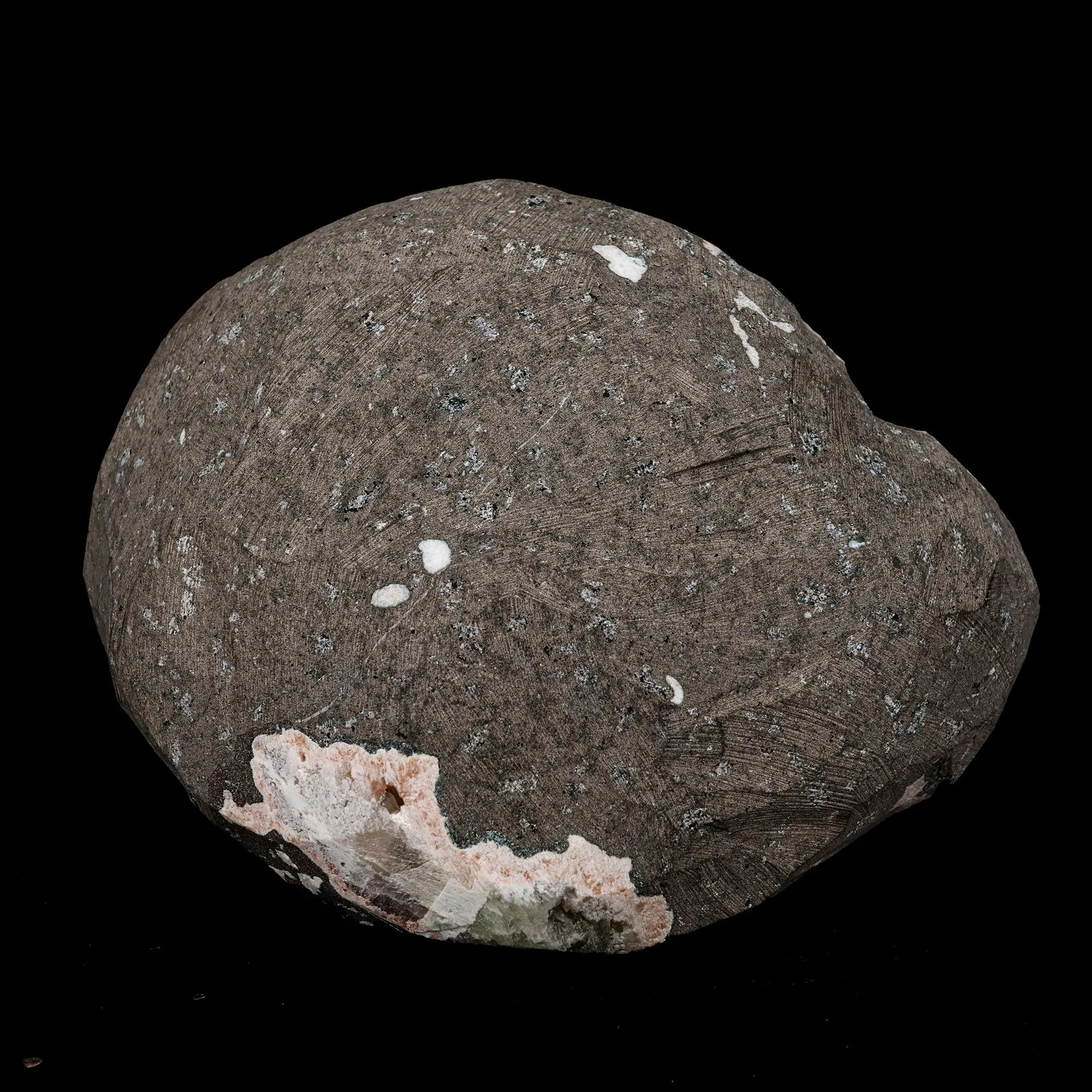 Green Apophyllite Crystals Inside Heulandite Geode Natural Mineral Specimen - image 4