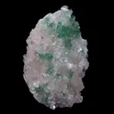 Green Apophyllite Crystals with Stilbite Big Cluster Natural Mineral Specimen - image 2