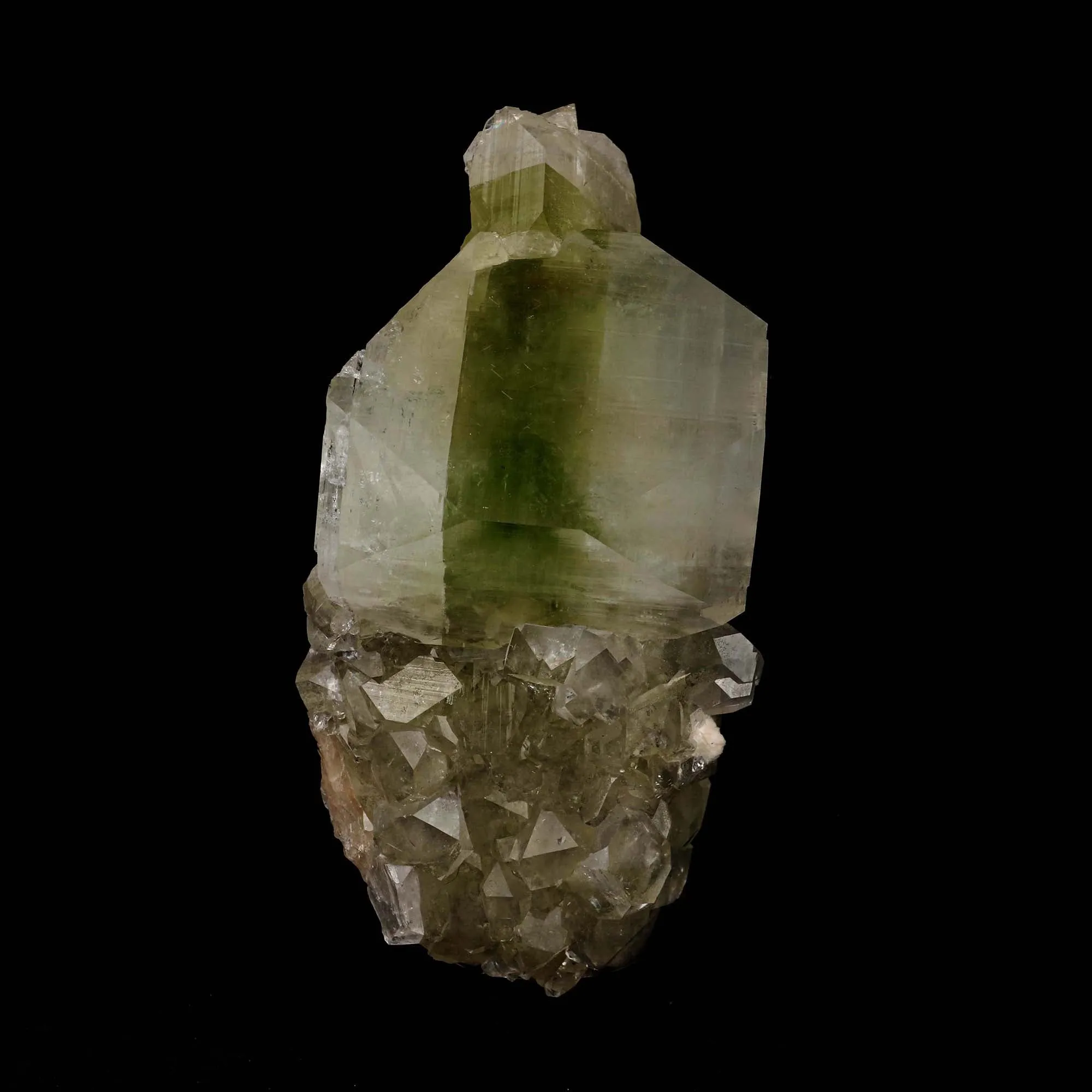 Green Apophyllite Cube Natural Mineral Specimen - image 1