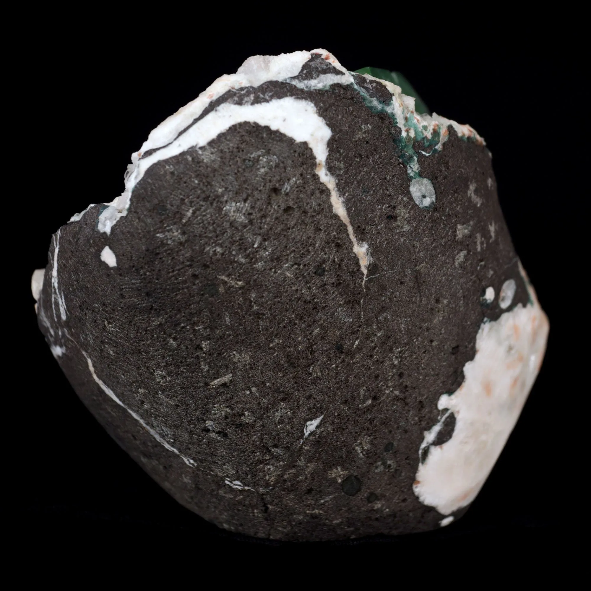 Green Apophyllite Cube with Stilbite Heulandite Natural Mineral - image 6