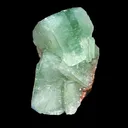 Green Apophyllite Cube with Stilbite – Natural Zeolite Mineral Specimen from Nashik, India | Raw Crystal Cluster - image 4