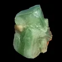 Green Apophyllite Cube with Stilbite – Natural Zeolite Mineral Specimen from Nashik, India | Raw Crystal Cluster - image 3