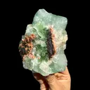Green Apophyllite Cube with Stilbite – Natural Zeolite Mineral Specimen from Nashik, India | Raw Crystal Cluster - image 5