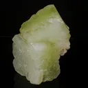 Green Apophyllite Cube with Stilbite | Premium Indian Mineral Specimen - image 2
