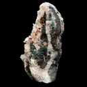 Green Apophyllite Cubes on Stilbite Matrix – Rare Indian Zeolite Crystal Specimen - image 7