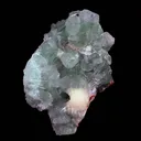 Green Apophyllite Cubical Crystals with Scolecite Natural Mineral Specimen - image 1