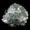 Green Apophyllite Disco Ball with Stilbite, Mordenite Natural Mineral Specimen - image 2