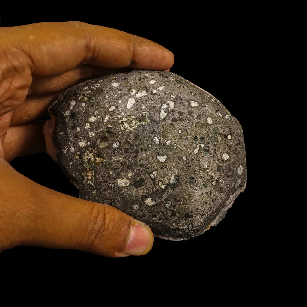 Green Apophyllite Disco Ball with Stilbite Natural Mineral Specimen - image 5