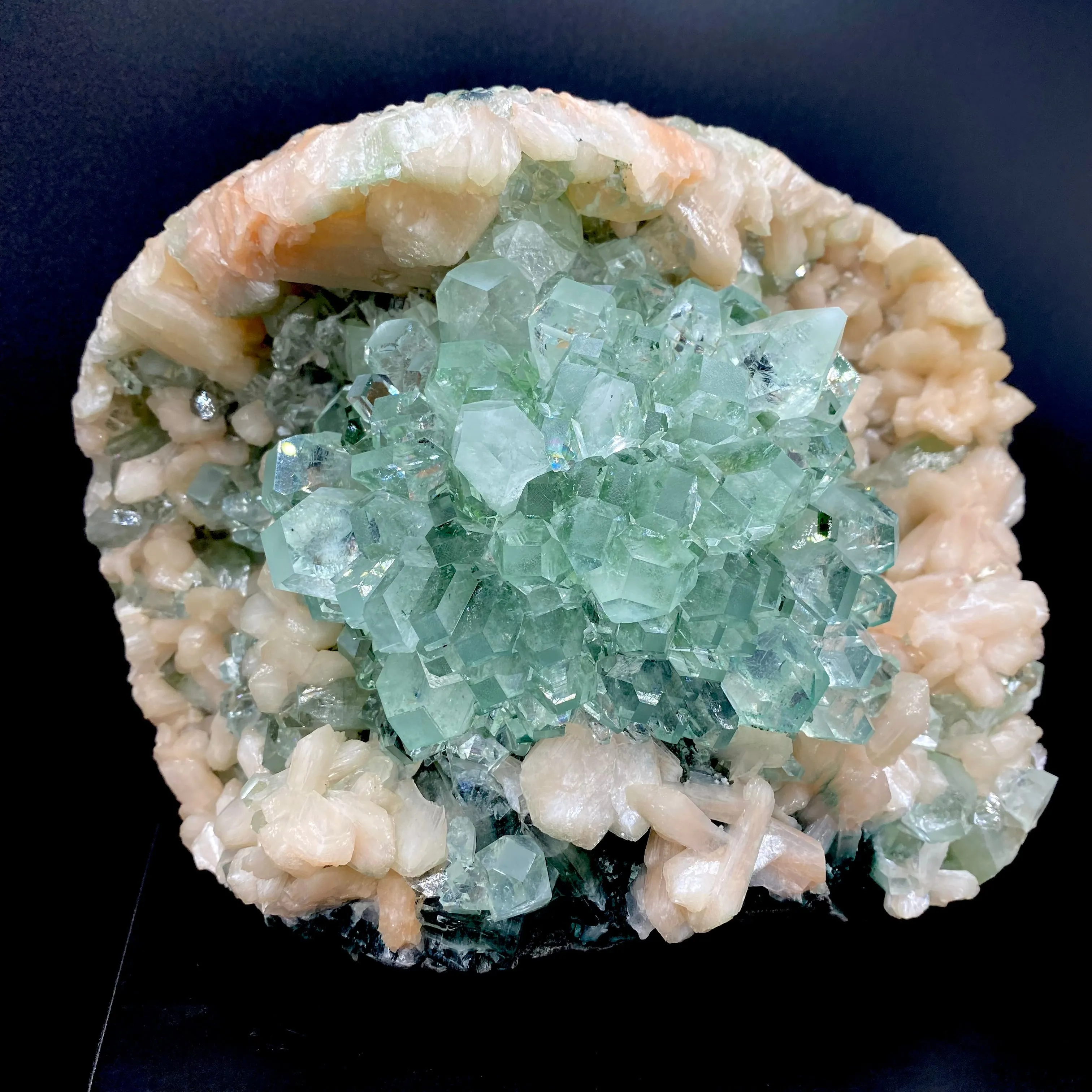 Green Apophyllite Flower, Natural Mineral Specimen DK109 - image 2