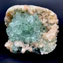 Green Apophyllite Flower, Natural Mineral Specimen DK109 - image 3