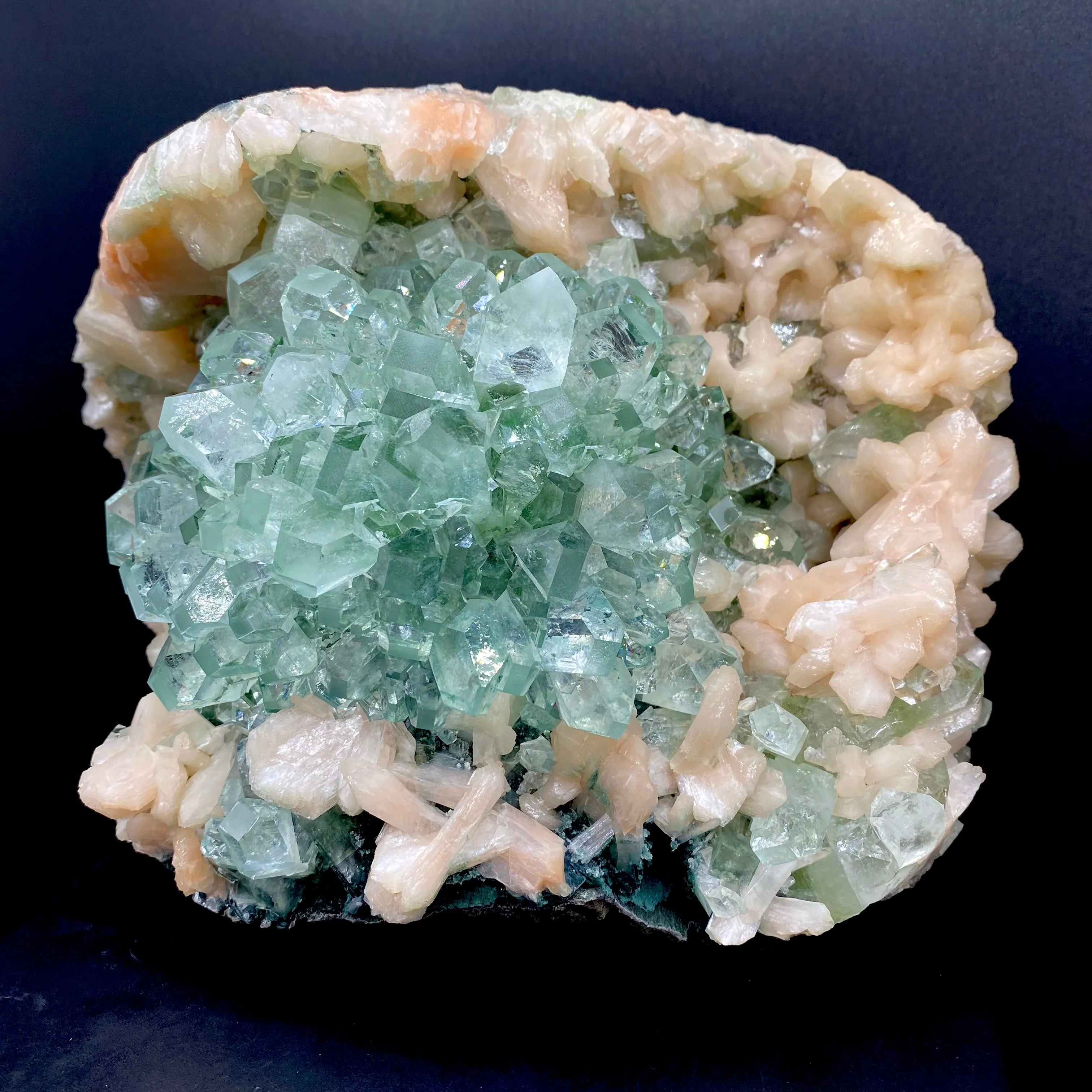 Green Apophyllite Flower, Natural Mineral Specimen DK109 - image 3