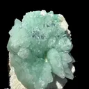 Green Apophyllite Flower Rosette on Chalcedony Matrix – Indian Zeolite Mineral Specimen from Pune - image 7