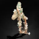 Green Apophyllite Flowers with Stilbite on Heulandite Bush Formation - image 4