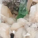 Green  Apophyllite from India, Madhya Pradesh, Khadakwani - image 4