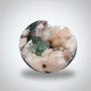 Green apophyllite geode Stilbite - image 5