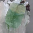 Green Apophyllite on Scolecite. - image 2
