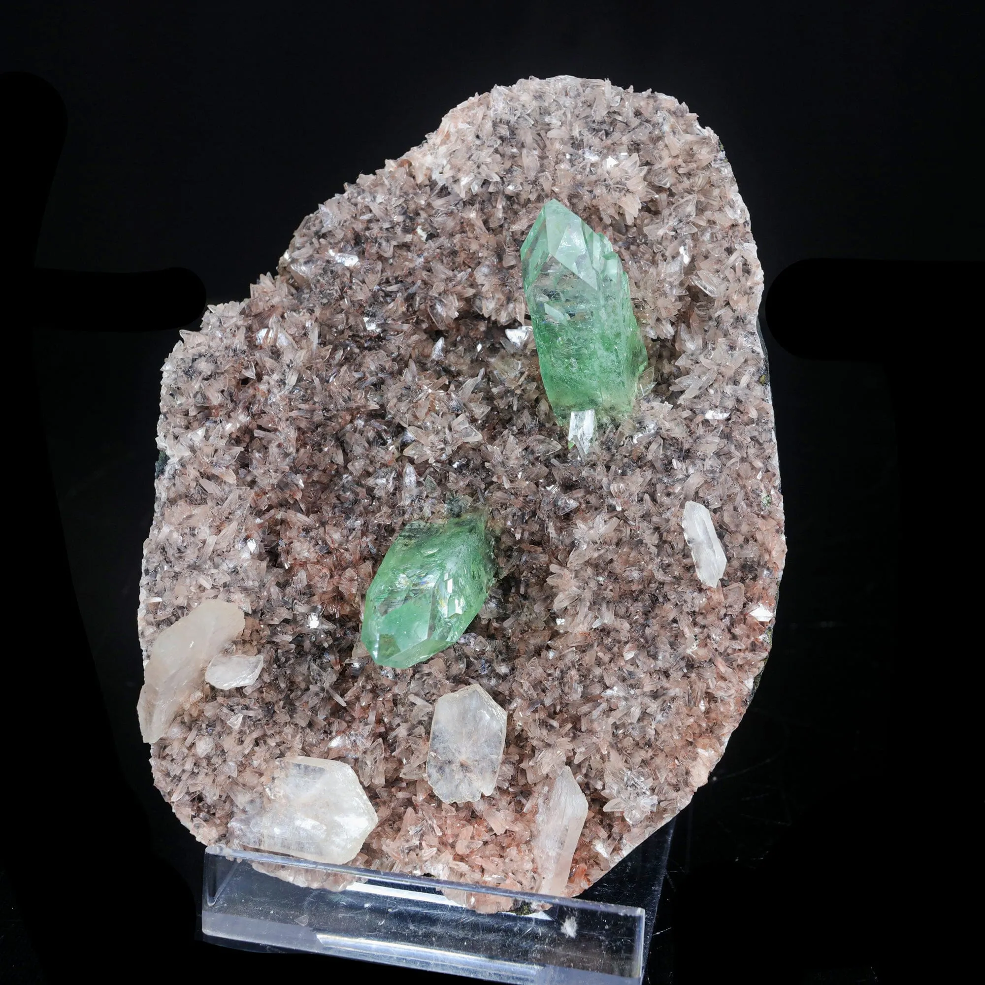 Green Apophyllite sharp terminated Natural Mineral Specimen - image 2
