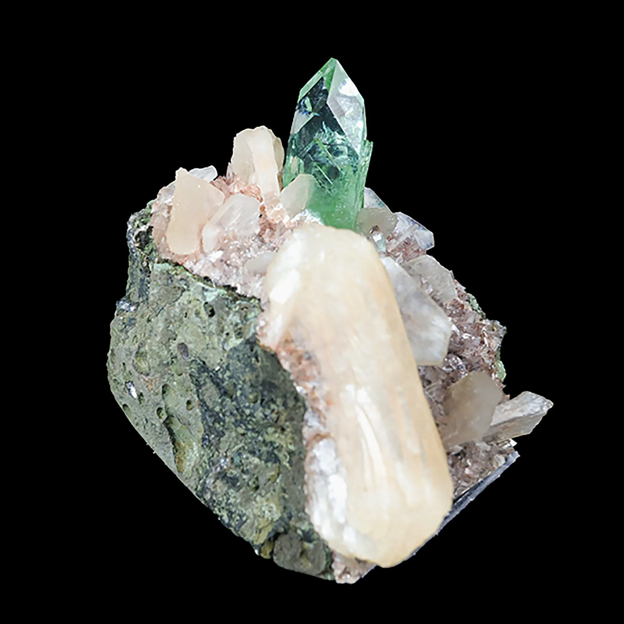 Green Apophyllite sharp terminated Natural Mineral Specimen - image 4