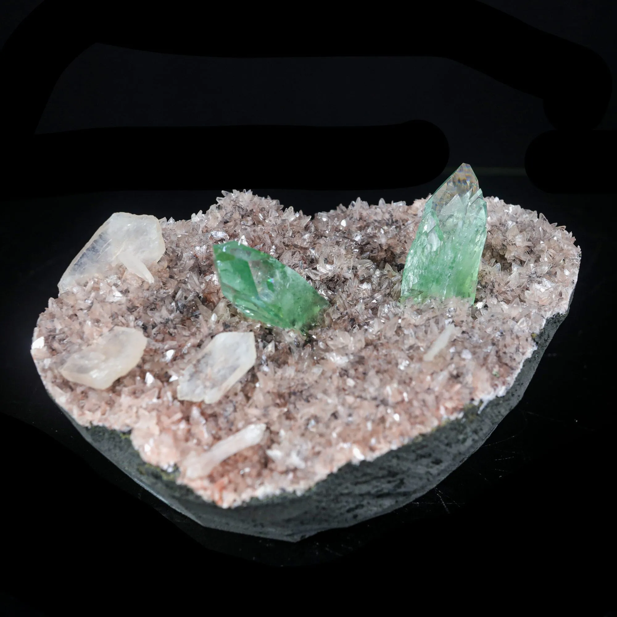 Green Apophyllite sharp terminated Natural Mineral Specimen - image 6