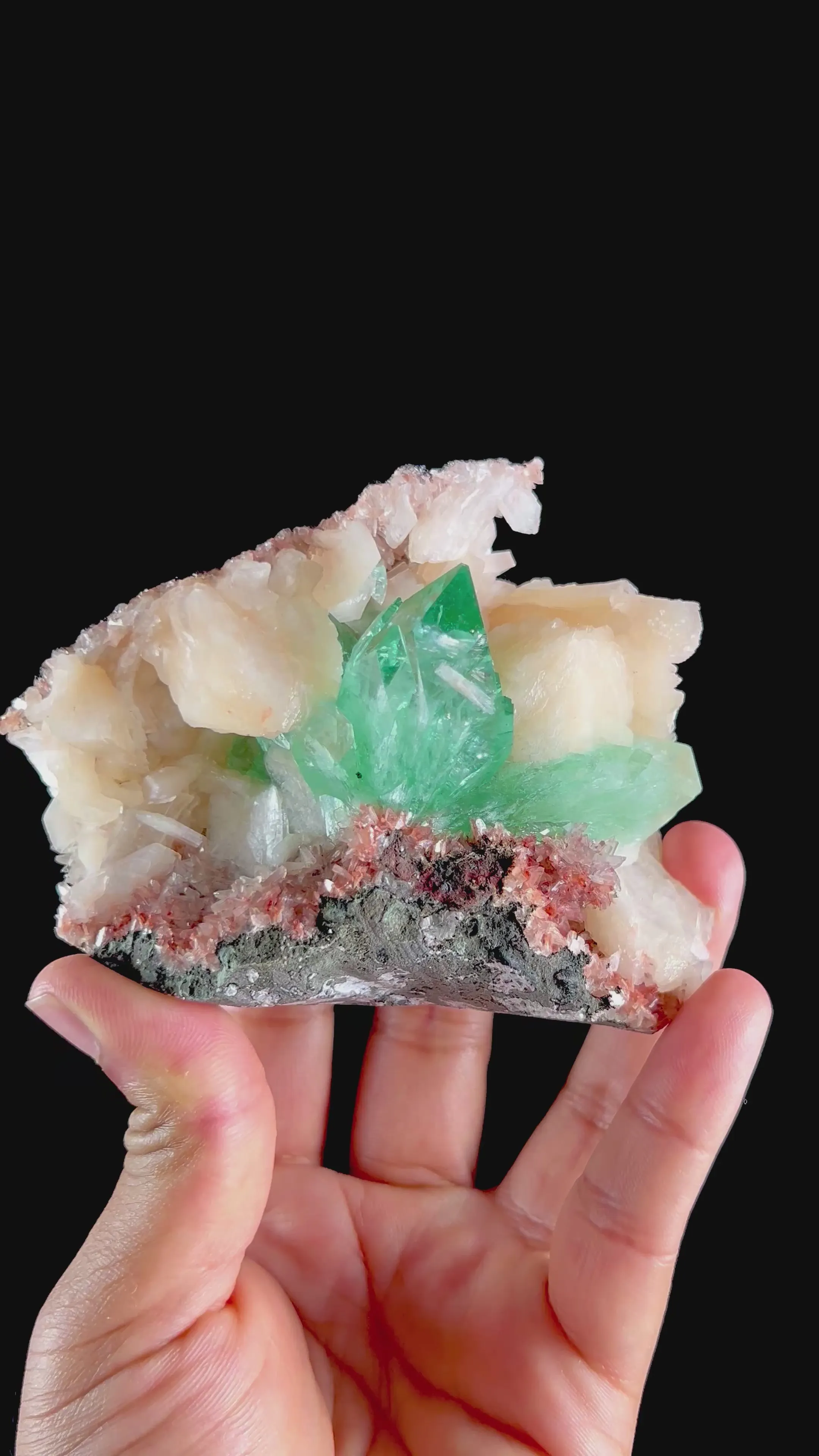 Green Apophyllite sharp terminated Natural Mineral Specimen USA - image 5