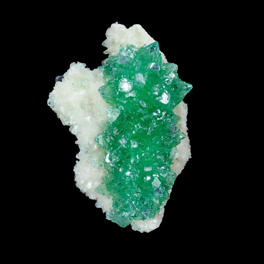 Green Apophyllite sharp terminated Natural Mineral Specimen USA image