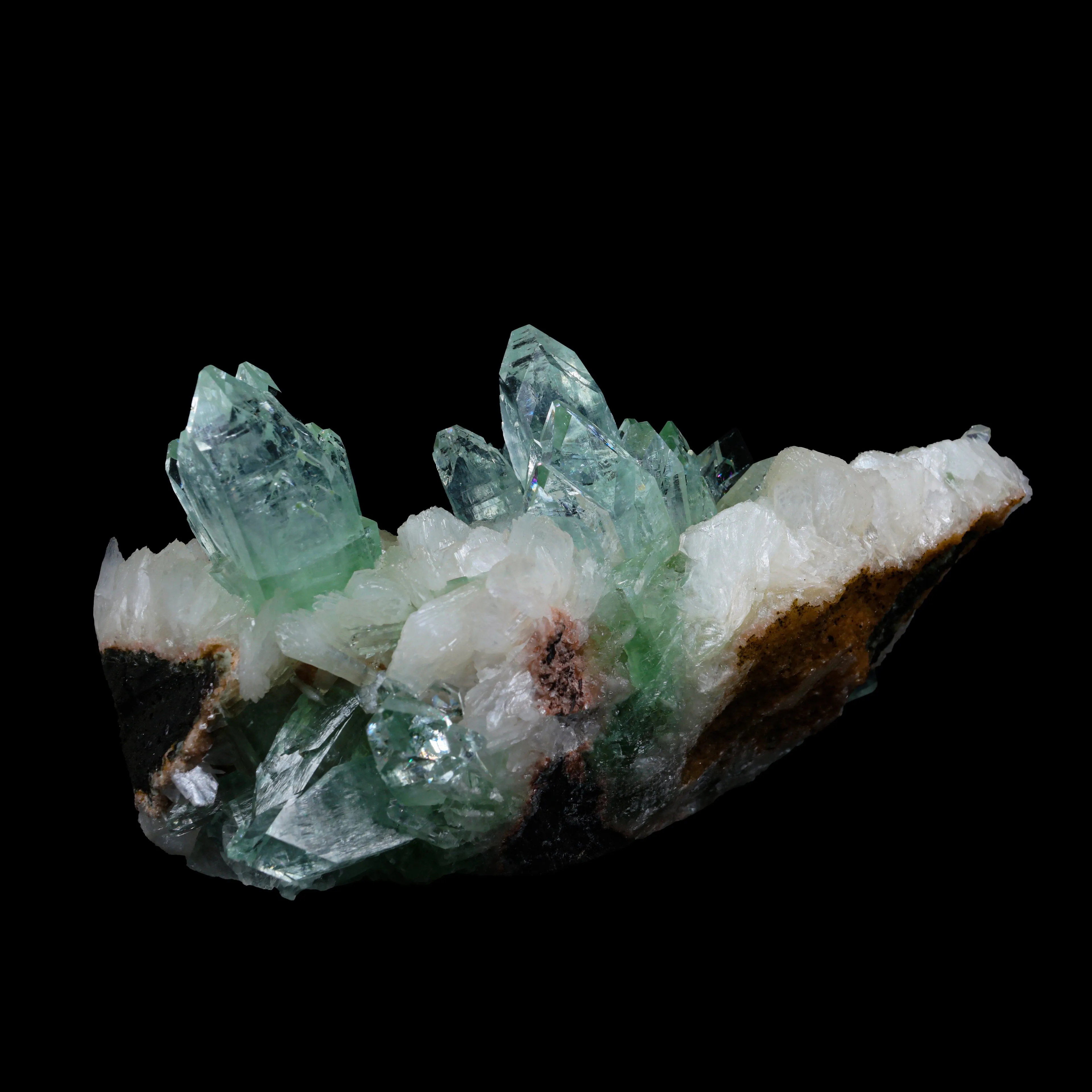 Green Apophyllite sharp terminated Natural Mineral Specimen USA - image 4