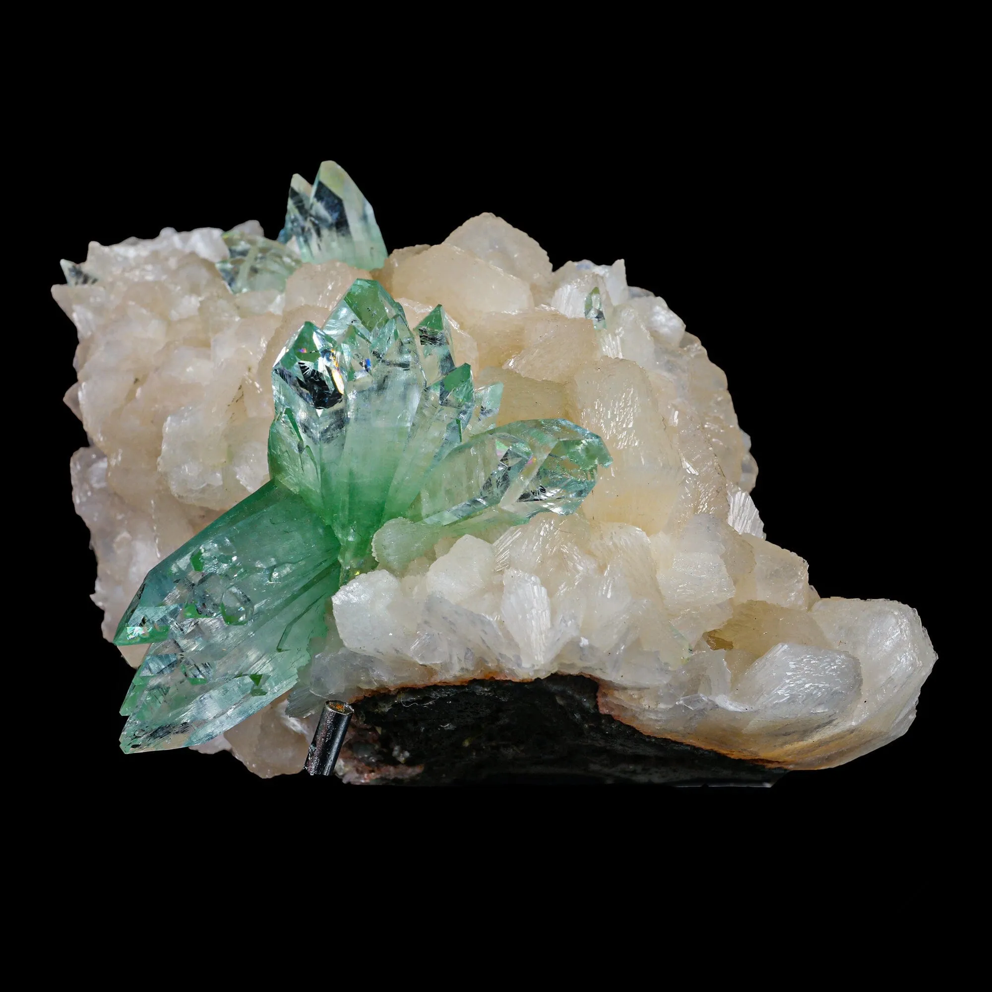 Green Apophyllite sharp terminated Natural Mineral Specimen USA - image 3