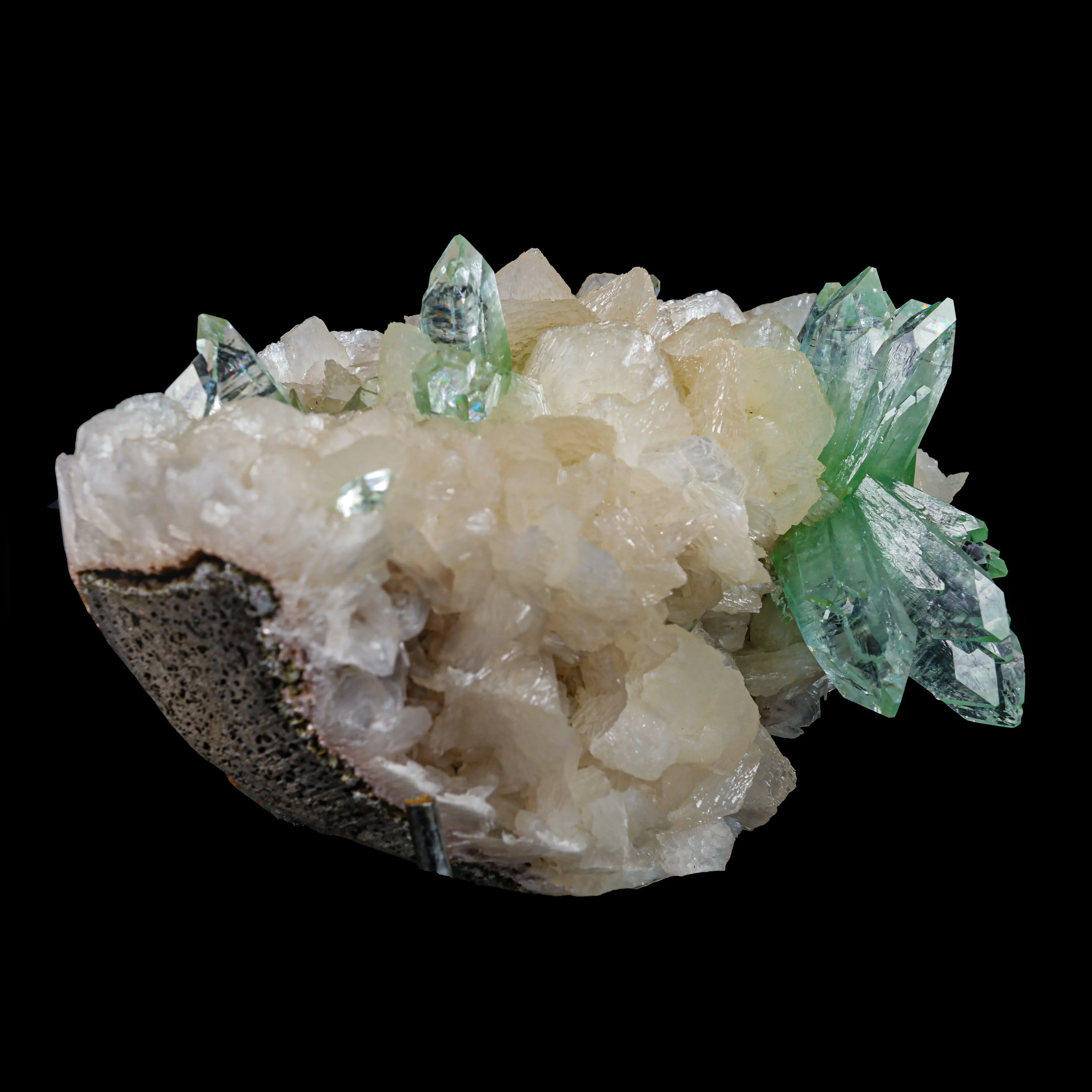 Green Apophyllite sharp terminated Natural Mineral Specimen USA - image 2