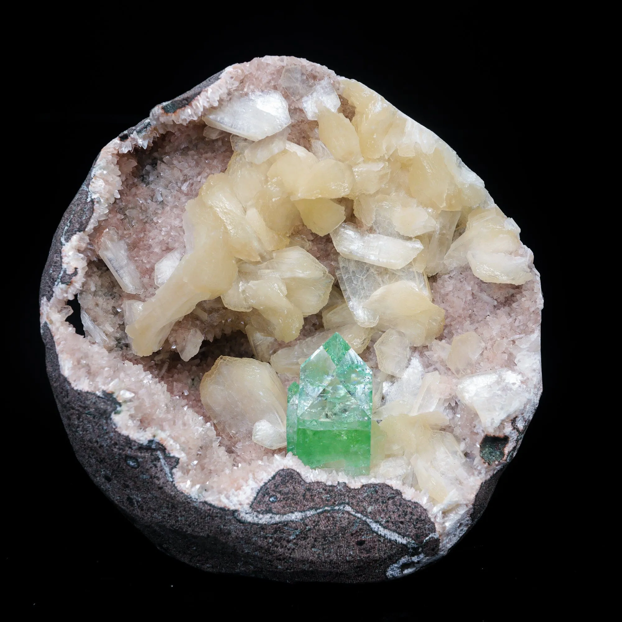 Green Apophyllite sharp terminated Natural Mineral Specimen USA - image 5