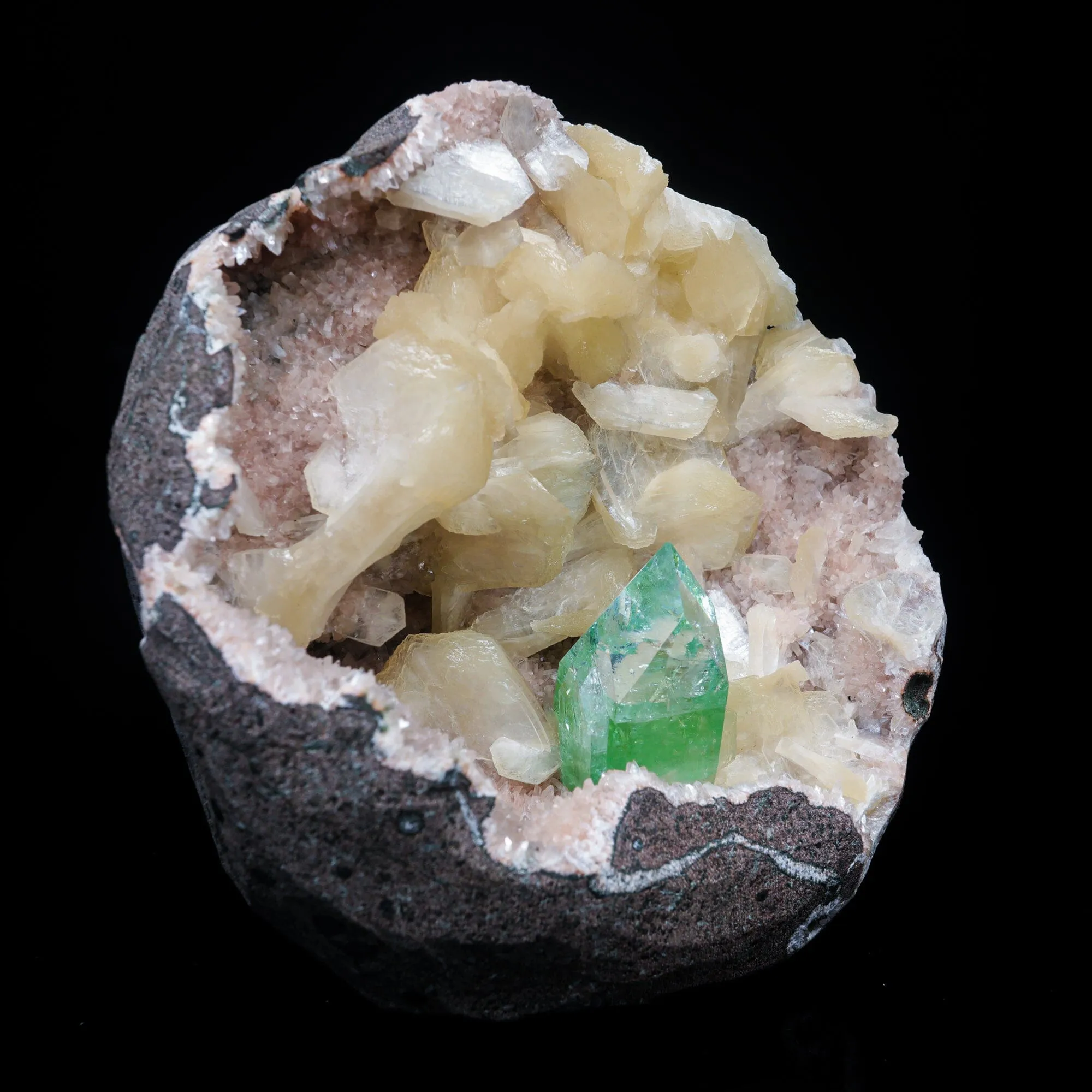 Green Apophyllite sharp terminated Natural Mineral Specimen USA - image 2