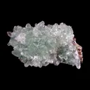 Green Apophyllite Sparkling with Chalcedony Natural Mineral Specimen - image 5