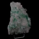 Green Apophyllite Sprakling Crystals with Stilbite Natural Mineral Specimen - image 2