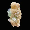Green Apophyllite & Stilbite Spray with Scolecite Needles | Rare Indian Zeolite Mineral Specimen from Ahmednagar DK100 - image 3