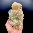 Green Apophyllite & Stilbite Spray with Scolecite Needles | Rare Indian Zeolite Mineral Specimen from Ahmednagar DK100 - image 3
