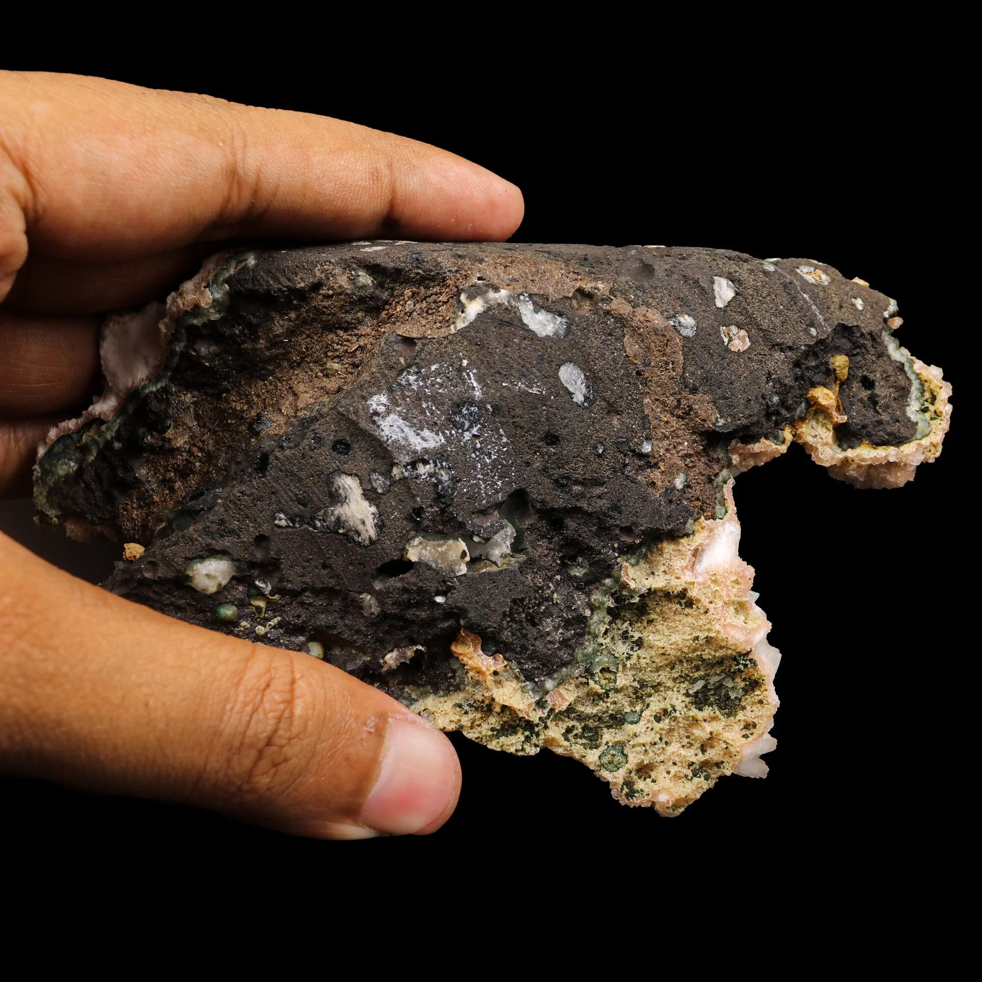 Green Apophyllite With Chalsedony Natural Mineral Specimen - image 5