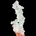 Green Apophyllite with Cotton-Ball Mordenite & Stilbite - Raw Indian Zeolite Cluster from Ahilyanagar ,India - image 7