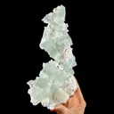 Green Apophyllite with Cotton-Ball Mordenite & Stilbite - Raw Indian Zeolite Cluster from Ahilyanagar ,India - image 6