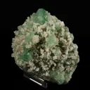 Green Apophyllite with Mordenite Natural Mineral Specimen - image 2