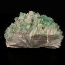 Green Apophyllite with Mordenite Natural Mineral Specimen - image 4