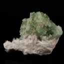 Green Apophyllite with Mordenite Natural Mineral Specimen - image 4