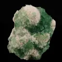 Green Apophyllite with Mordenite self standing Natural Mineral Specimen - image 2