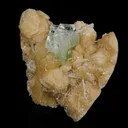 Green Apophyllite with Scolecite on Stilbite – Premium Zeolite Mineral Specimen - image 2