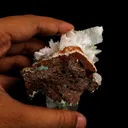 Green Apophyllite with Scolecite Spray Natural Mineral Specimen - image 5