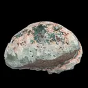 Green Apophyllite with Sparkling Micro-Apophyllite Coating & Peach Stilbite – Premium Cabinet Specimen from Nashik - image 4