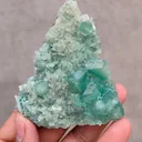 Green Apophyllite with  Stilbite - image 8