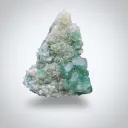 Green Apophyllite with  Stilbite - image 1